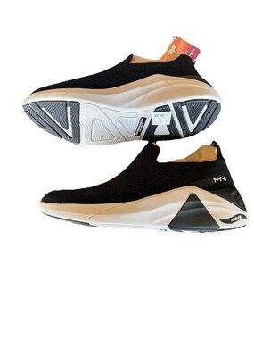 Mark Nason Shoes Womens Arch Fit Lucee Sneakers 133255 Black Knit Slip On Size 8